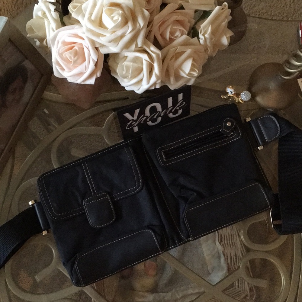 SOLD Black waist bag